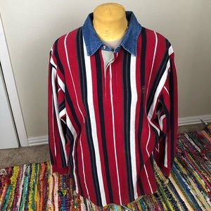 Chaps long sleeve polo